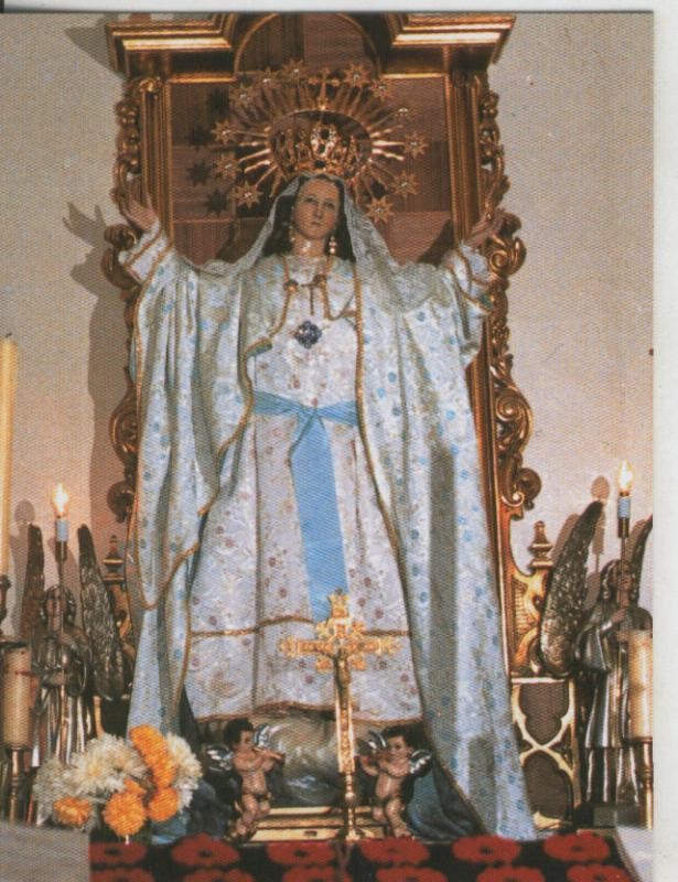 Postal 008712: Virgen Ntra Sra de la Asuncion, patrona Santa Maria del Tietar en Avila