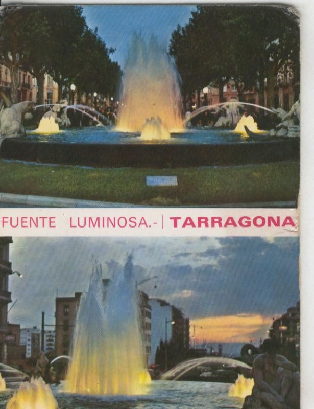 Postal 008759: Fuente luminosa de Tarragona