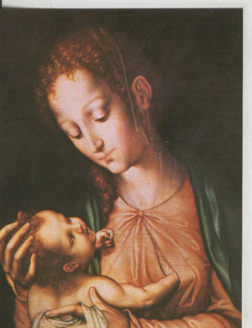 Postal 008792: La Virgen y el Niño de Luis de Morales