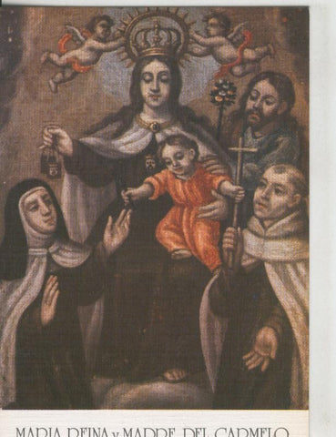 Postal 008806: Virgen Maria Reina y Madre del Carmelo