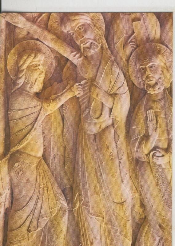 Postal 008814: Arte Romanico: Relieve claustro Santo Domingo de Silos