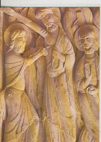 Postal 008814: Arte Romanico: Relieve claustro Santo Domingo de Silos