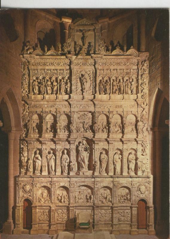 Postal 008821: Retablo del Monasterio de Poblet, Tarragona