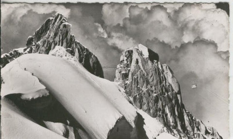 Postal 008885: Teleferique de L´Aoguille du Midi