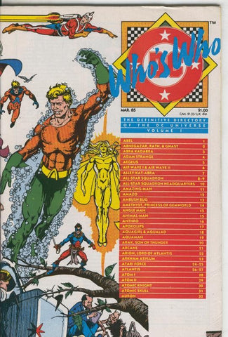 Who´s Who volumen 01 de marzo 1985
