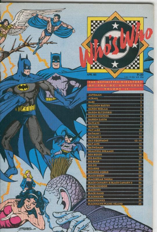Who´s Who volumen 02 de abril 1985