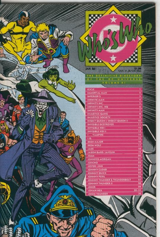 Who´s Who volumen 11 de enero 1986