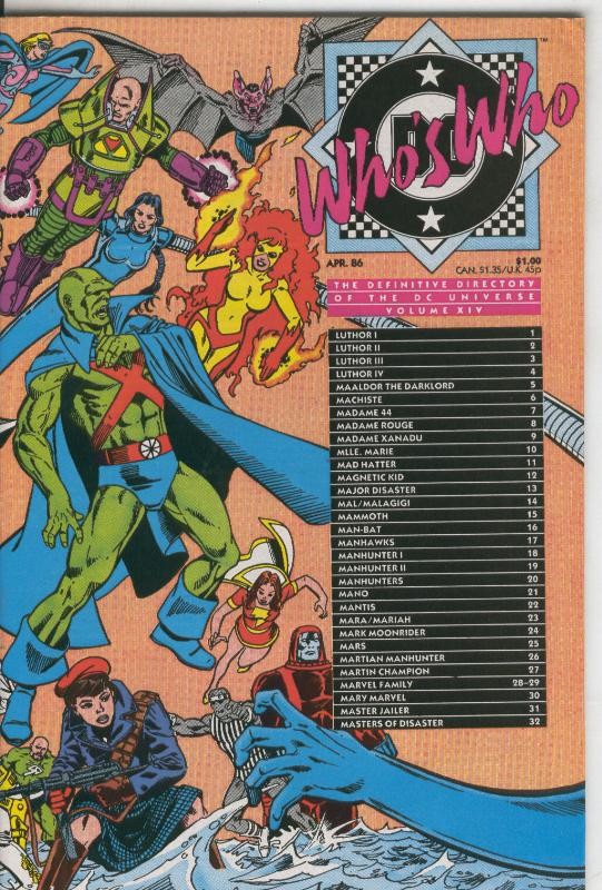 Who´s Who volumen 14 de abril 1986