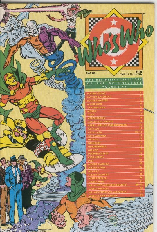 Who´s Who volumen 15 de mayo 1986