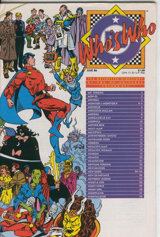 Who´s Who volumen 16 de junio 1986