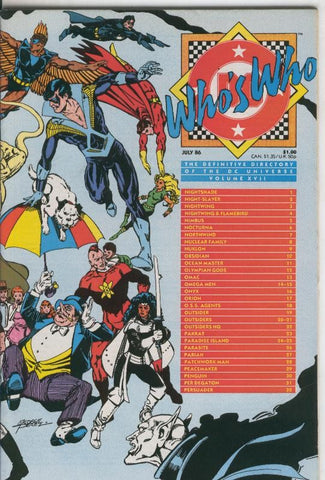 Who´s Who volumen 17 de julio 1986