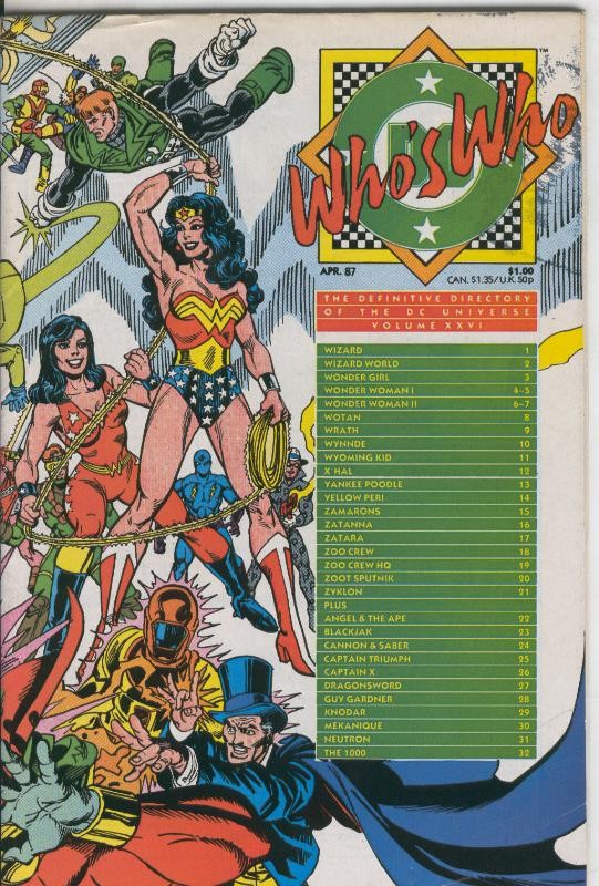 Who´s Who volumen 26 de abril 1987