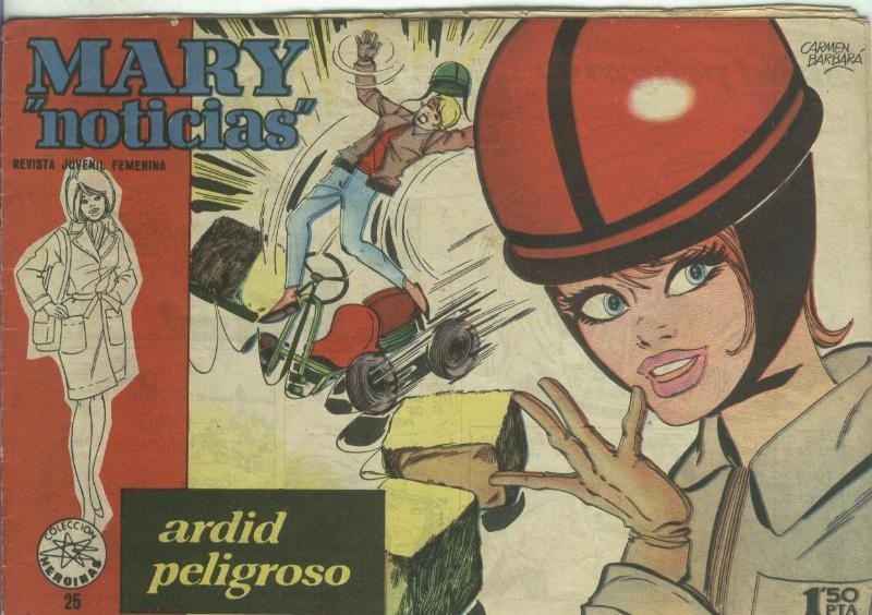 Mary Noticias numero 025: trasera foto artista Antonio Cifariello