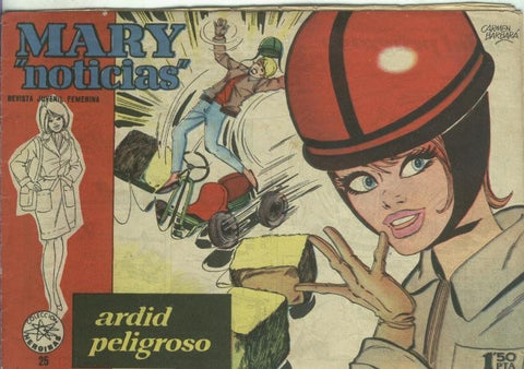 Mary Noticias numero 025: trasera foto artista Antonio Cifariello