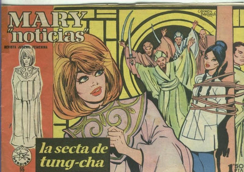 Mary Noticias numero 055: foto artista Sal Mineo,   La secta de Tung-Cha