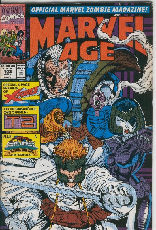 Marvel Age numero 102 de 1991