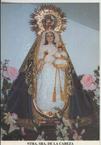 Postal 008969: Virgen Ntra Sra de la Cabeza, antigua patrona de Alora, Malaga