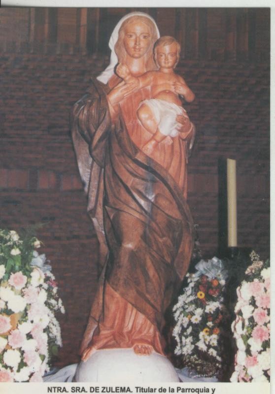 Postal 008973: Virgen Ntra Sra de Zulema, patrona de Zulema de villalbilla, madrid