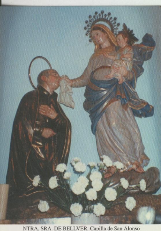 Postal 008979: Virgen Ntra Sra de Bellver, Bosque de Bellver, Mallorca