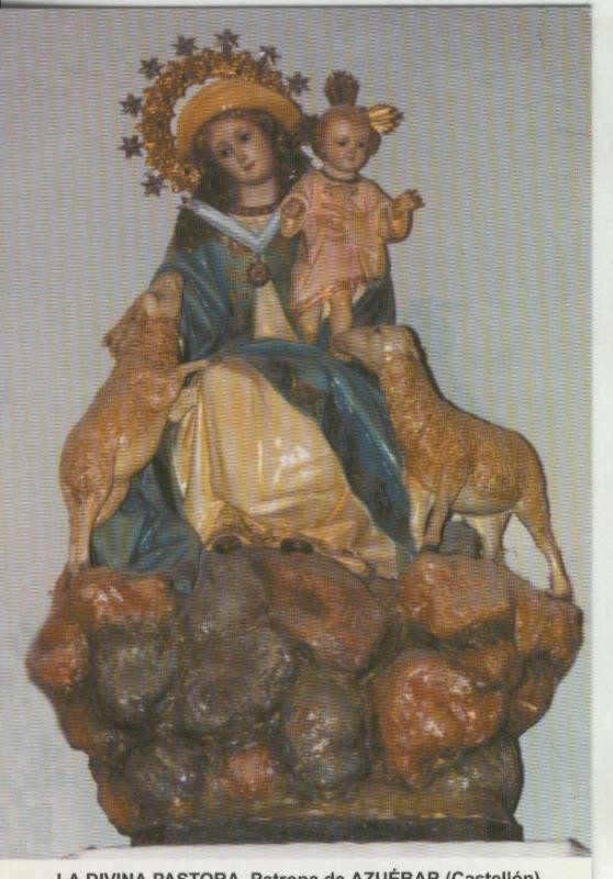 Postal 008985: Virgen La Divina Pastora, patrona de Azuebar, Castellon