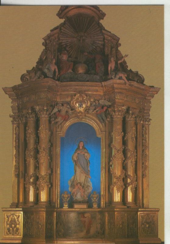 Postal 009003:  Altar de la inmaculada, iglesia Jesuitas en Huesca
