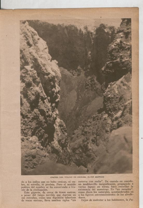 Blanco y negro numero ?: Crater del volcan de Orizaba