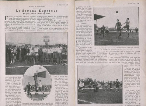 Blanco y negro numero ?: La semana deportiva por Juan Antonio Sanchez de Ocaña