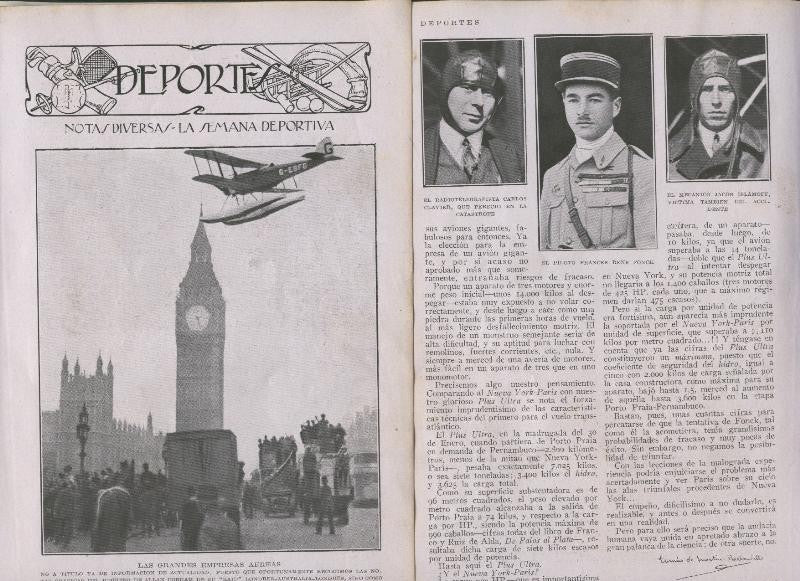 Blanco y negro numero ?: Articulo tema aeronautico