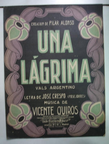 Una lagrima-vals argentino