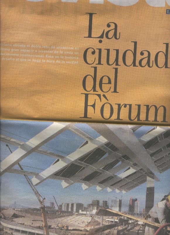 La Vanguardia revista la Ciudad del Forum, 11 enero 2004