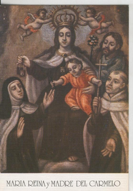 Postal 009033: Maria Reina y Madre del Carmelo