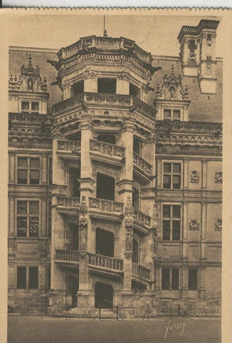 Postal 009050: Chateau de Blois, Francia