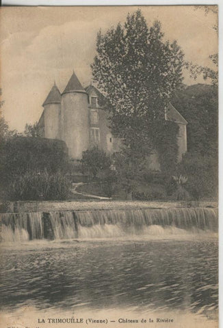 Postal 009051: La Trimouille, Chateau de la Riviere