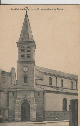 Postal 009065: Les Eglises de Paris - Notre Dame de Passy