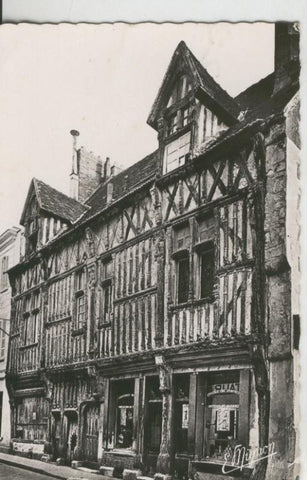 Postal 009070: Gallardon, la maison de Bois