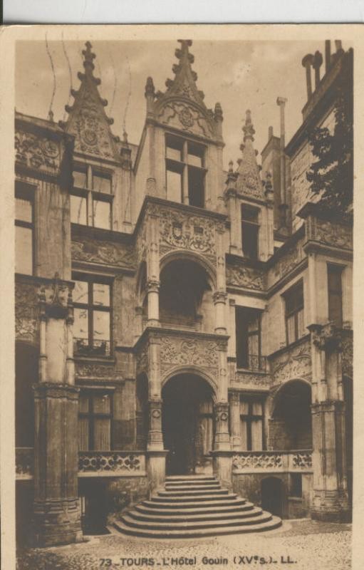 Postal 009074: Tours, Hotel Gouin