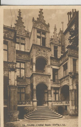 Postal 009074: Tours, Hotel Gouin