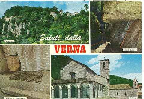 Postal 006423 : Santuario  Della Verna, Arezzo