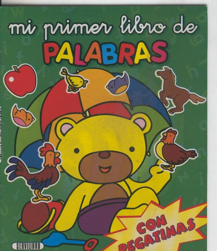 Mi primer libro de palabras, con pegatinas
