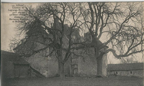Postal 009086: Nerac, chateau de Lagrange Monrepos