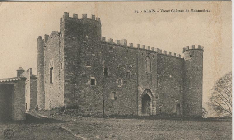 Postal 009088: Alais - vieux Chateau de Montmoirac