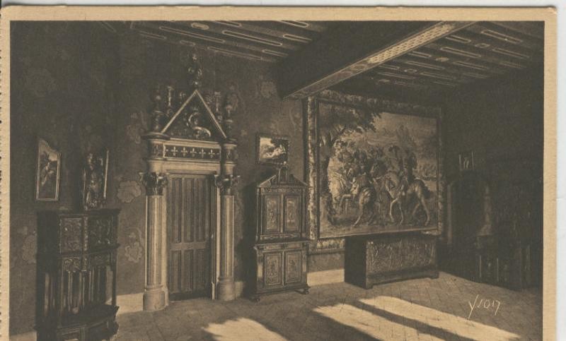 Postal 009097: Chateau de Blois-La salle d,Honneur