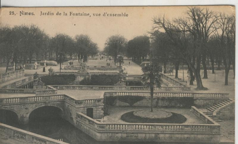 Postal 009104: Nimes-Jardin de la Fontaine