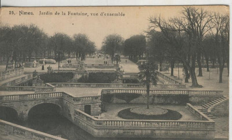 Postal 009104: Nimes-Jardin de la Fontaine