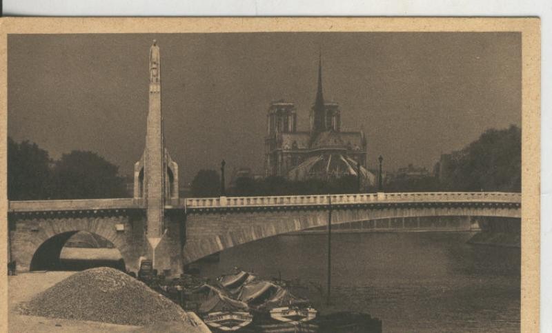 Postal 009112: Paris-vue prise sur L´Abdise de Notre Dame
