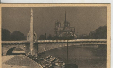 Postal 009112: Paris-vue prise sur L´Abdise de Notre Dame