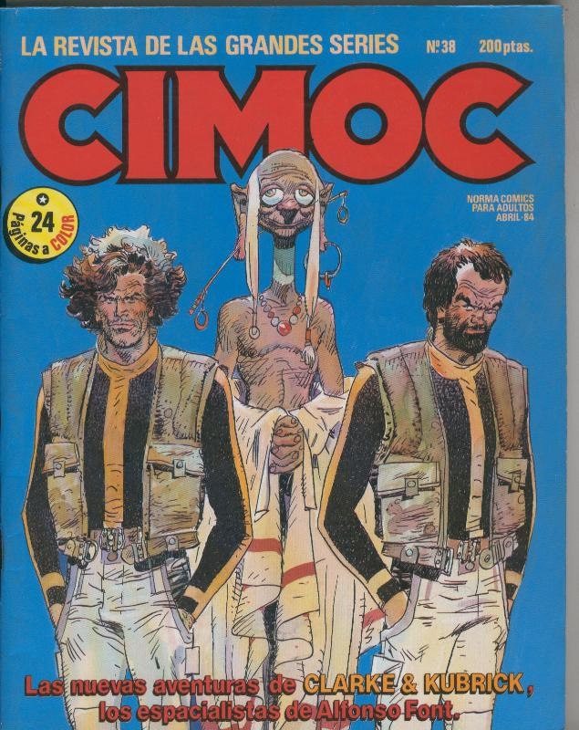 Norma: Cimoc revista numero 038: la belett-La otra cara de Pepe Gonzalez (articulo 3 paginas)