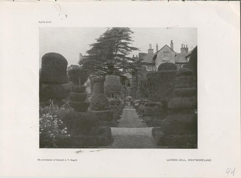 Jardines ingleses lamina 44: Levens hall, Westmoreland