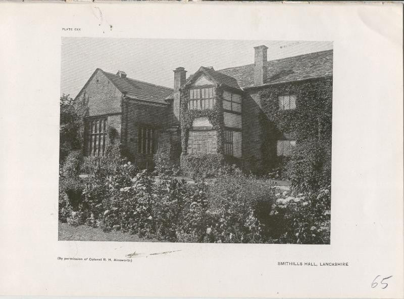 Jardines ingleses lamina 65: Smithills Hall, Lancashire