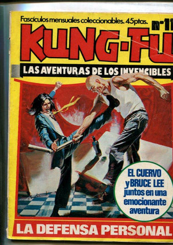 Kung Fu numero 11 (numerado 1 trasera), articulo 4 paginas.Lucha oriental: la defensa personal